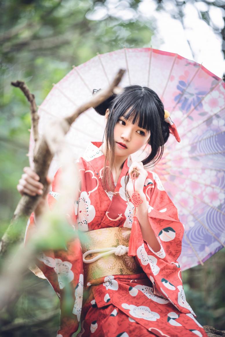 萝莉风COS 桜桃喵 – 夏日祭 - 图片7