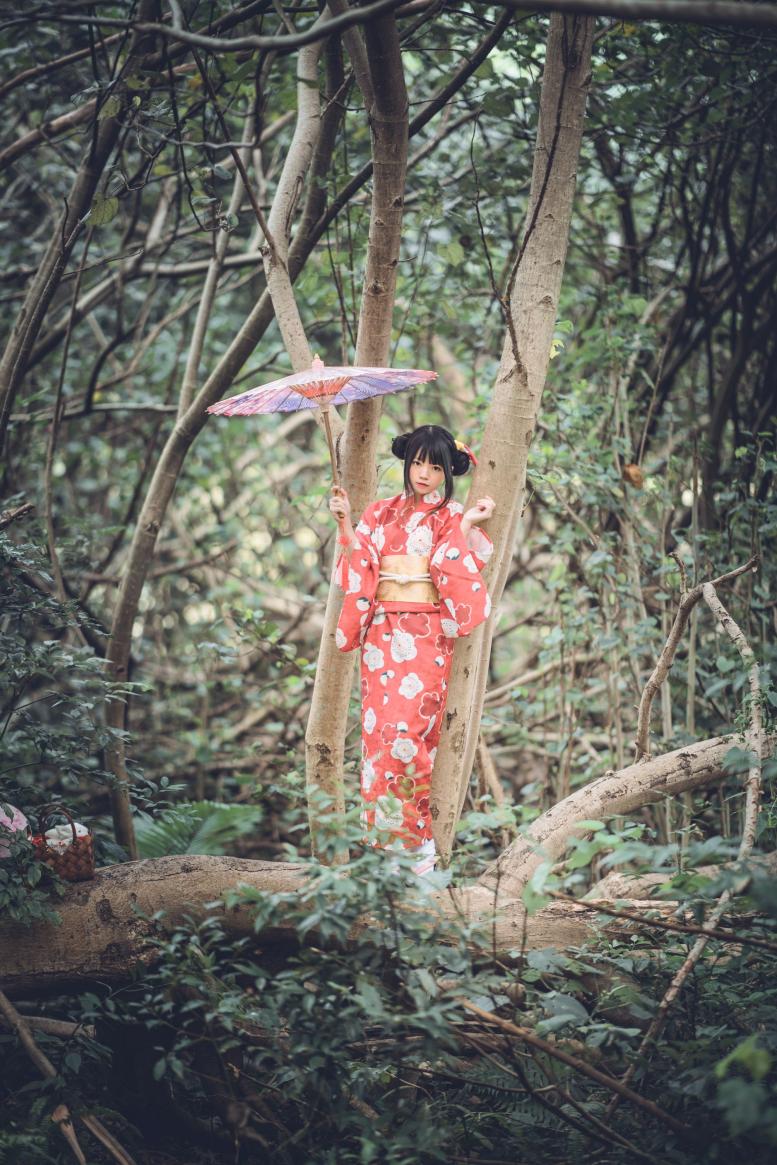 萝莉风COS 桜桃喵 – 夏日祭 - 图片5
