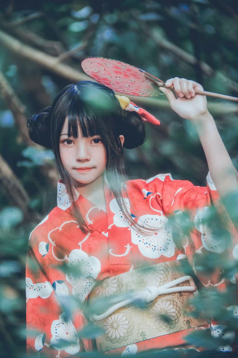 萝莉风COS 桜桃喵 – 夏日祭 - 图片8