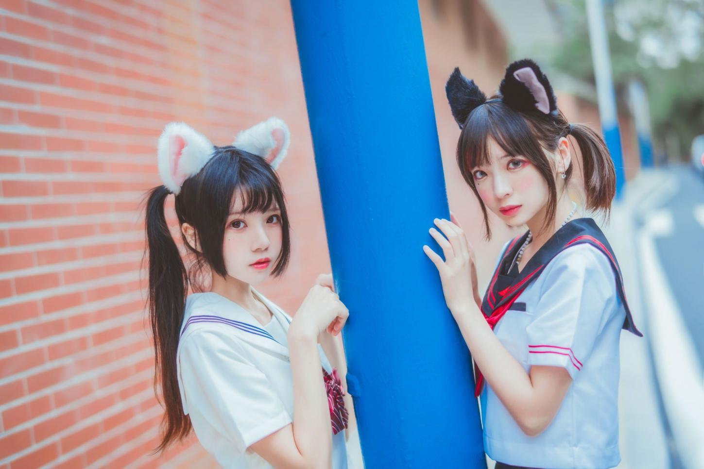 桜桃喵&疯猫ss - JK百合2 [33P-393MB] - 图片3