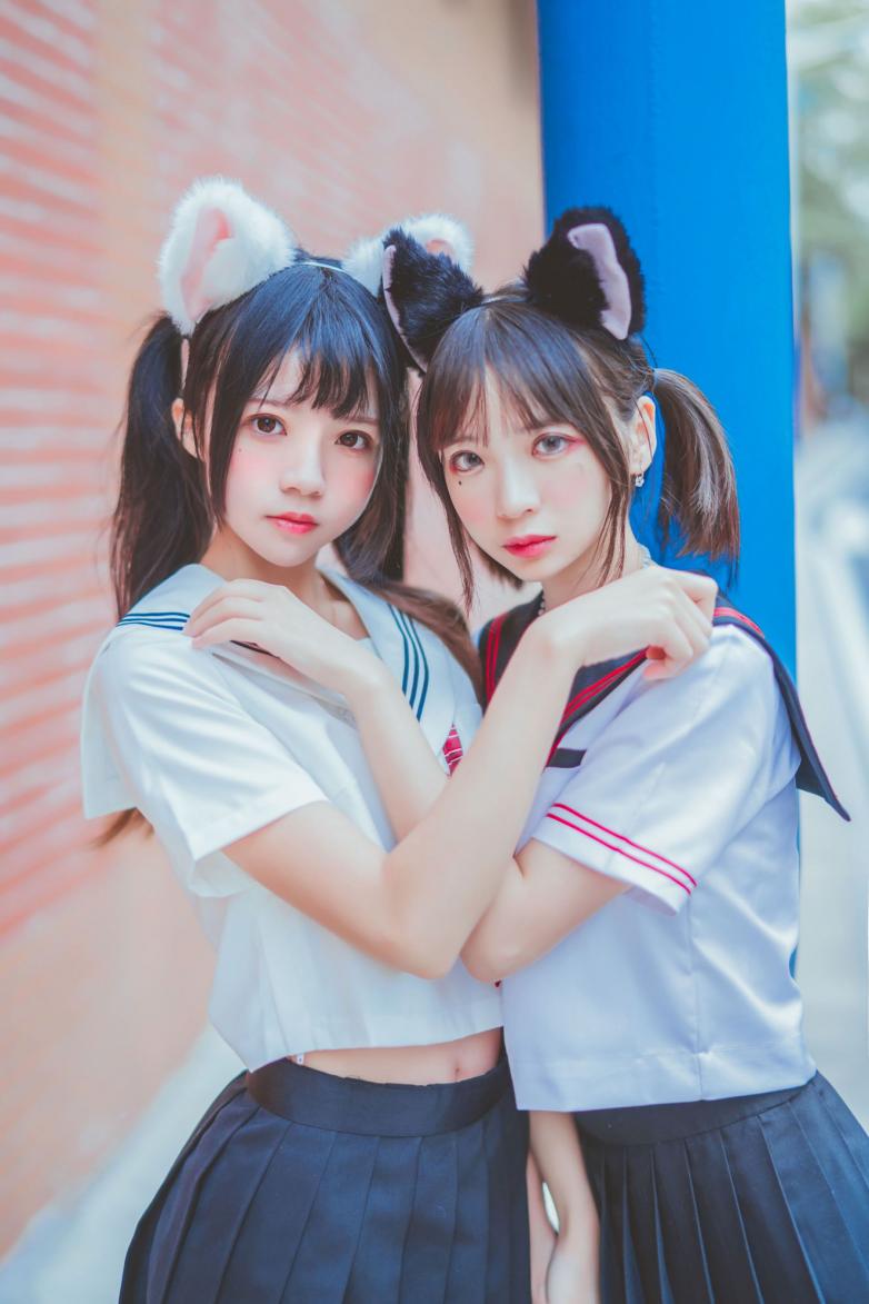 桜桃喵&疯猫ss - JK百合2 [33P-393MB] - 图片2