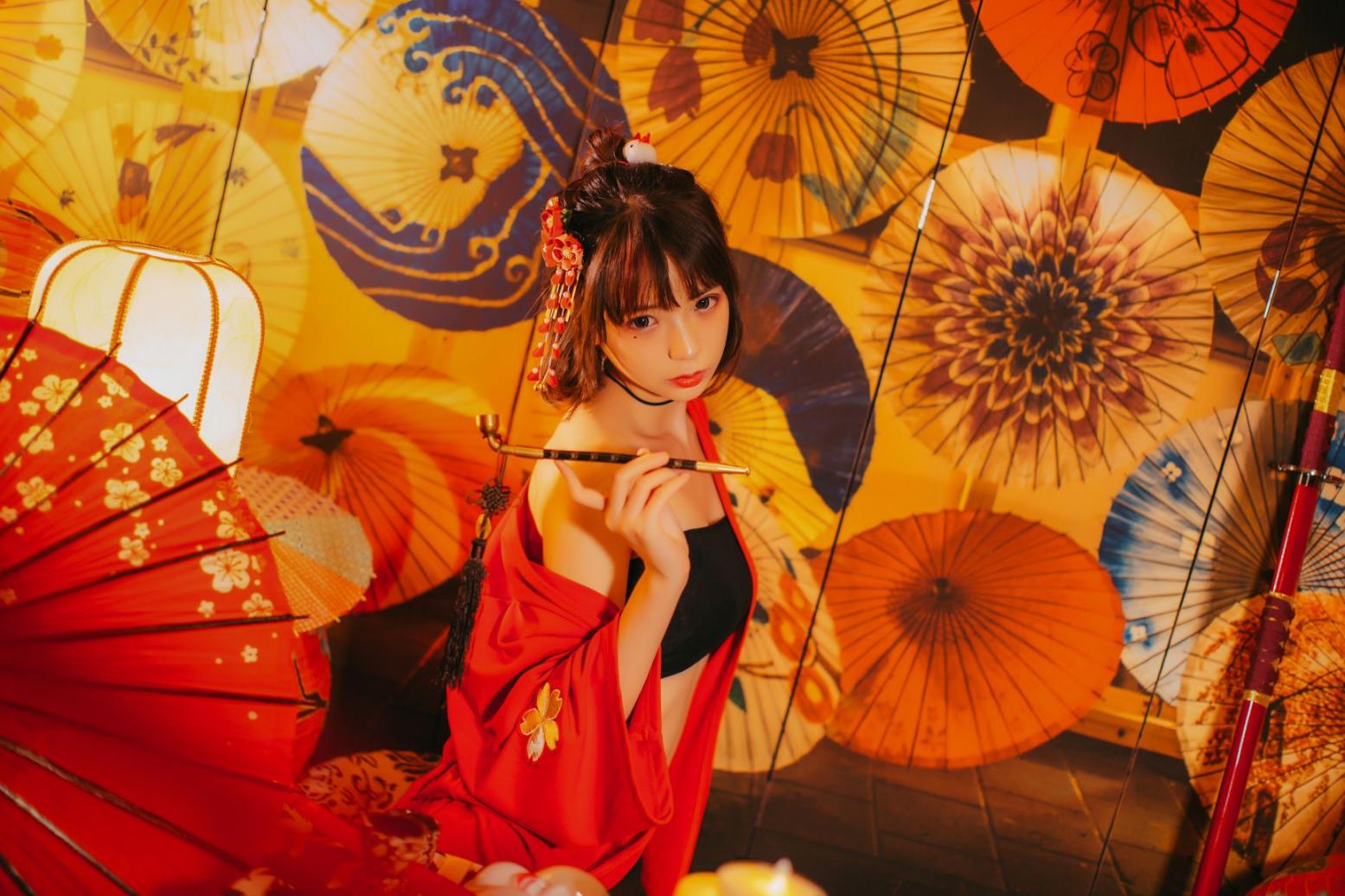散-红色羽衣-15P-192M - 图片7
