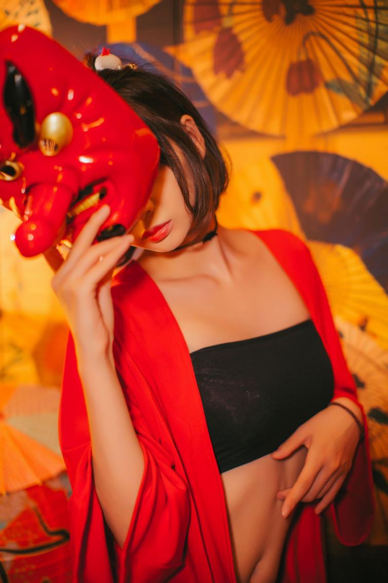散-红色羽衣-15P-192M - 图片6