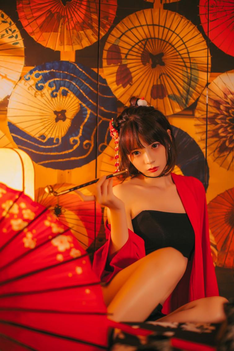 散-红色羽衣-15P-192M - 图片8