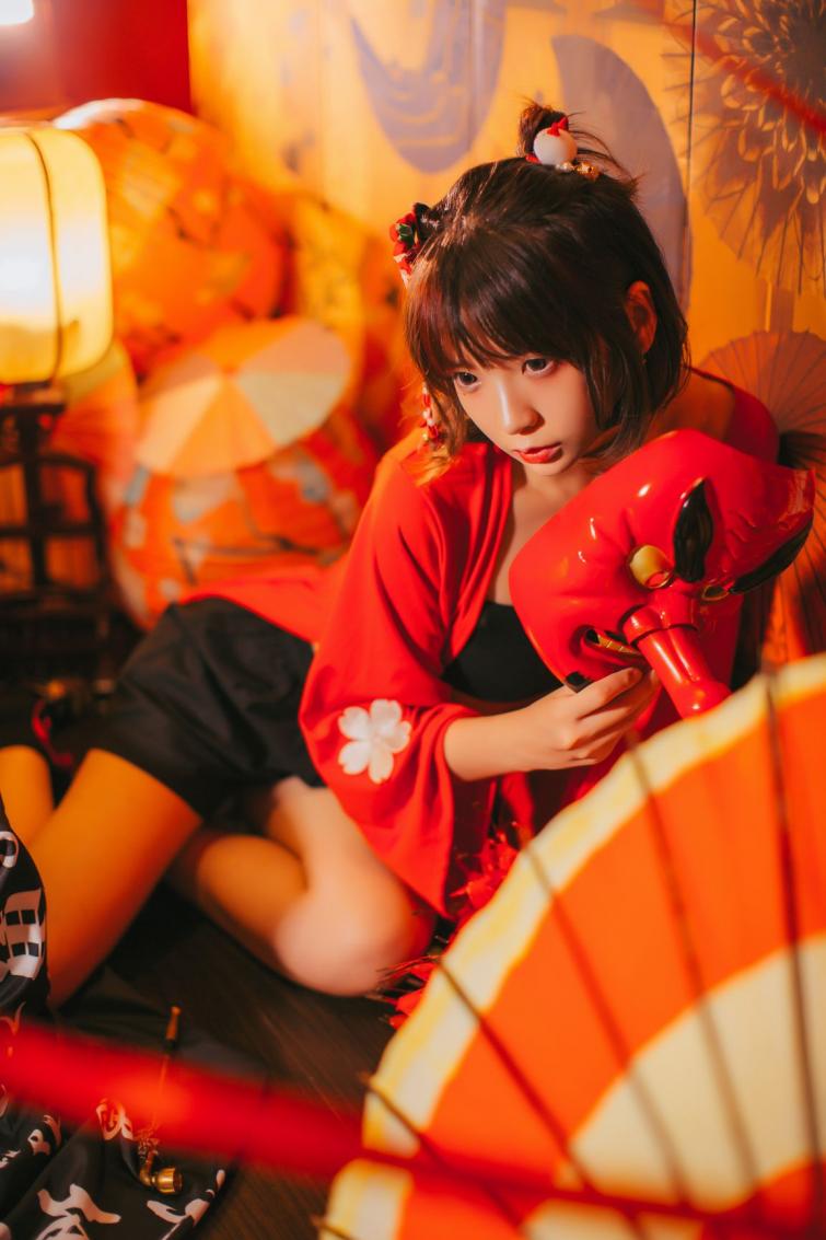 散-红色羽衣-15P-192M - 图片5