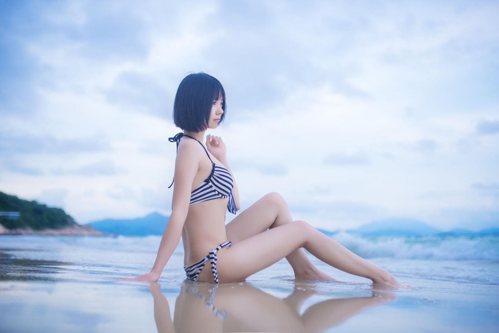 白金Saki写真-水着 - 图片3