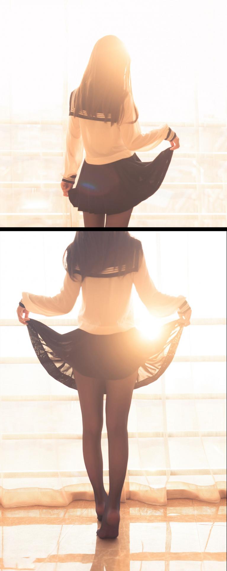 白金Saki写真 - 半透明水手服 [37P-119MB]