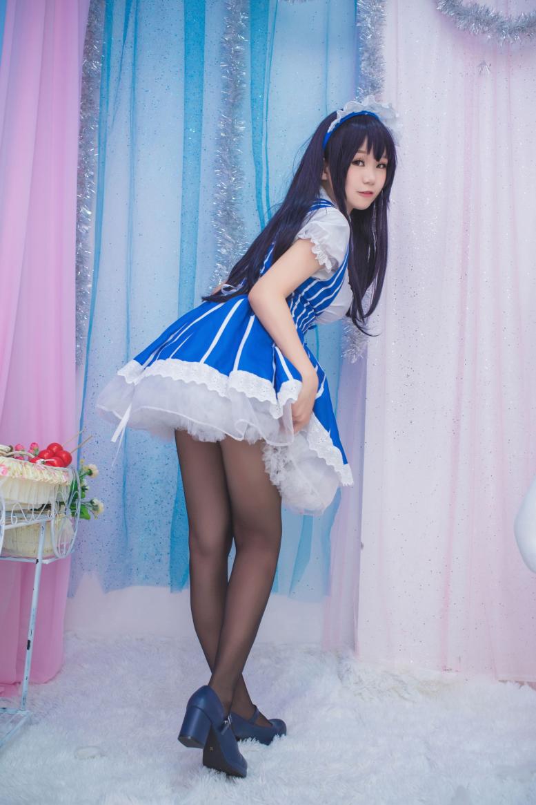 白金Saki写真-女仆 - 图片4