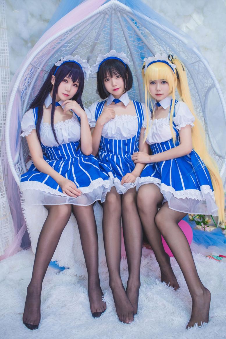 白金Saki写真-女仆 - 图片8