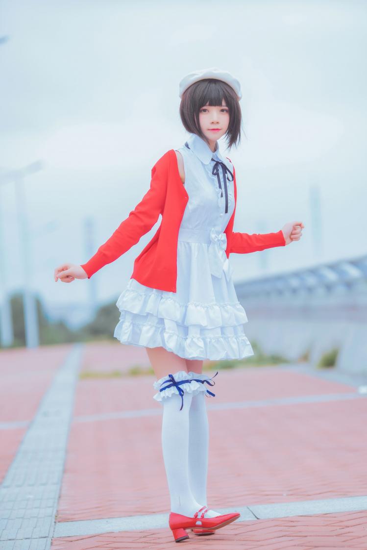 萝莉风COS 桜桃喵 – 加藤惠系列之常服