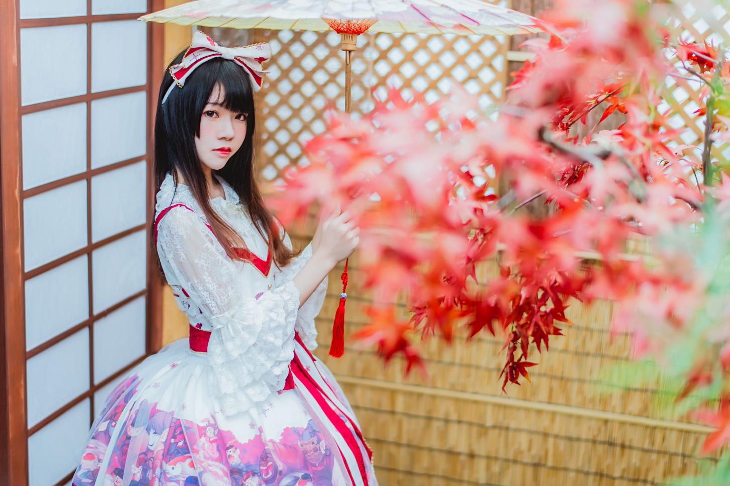 桜桃喵 和风lolita - 图片7