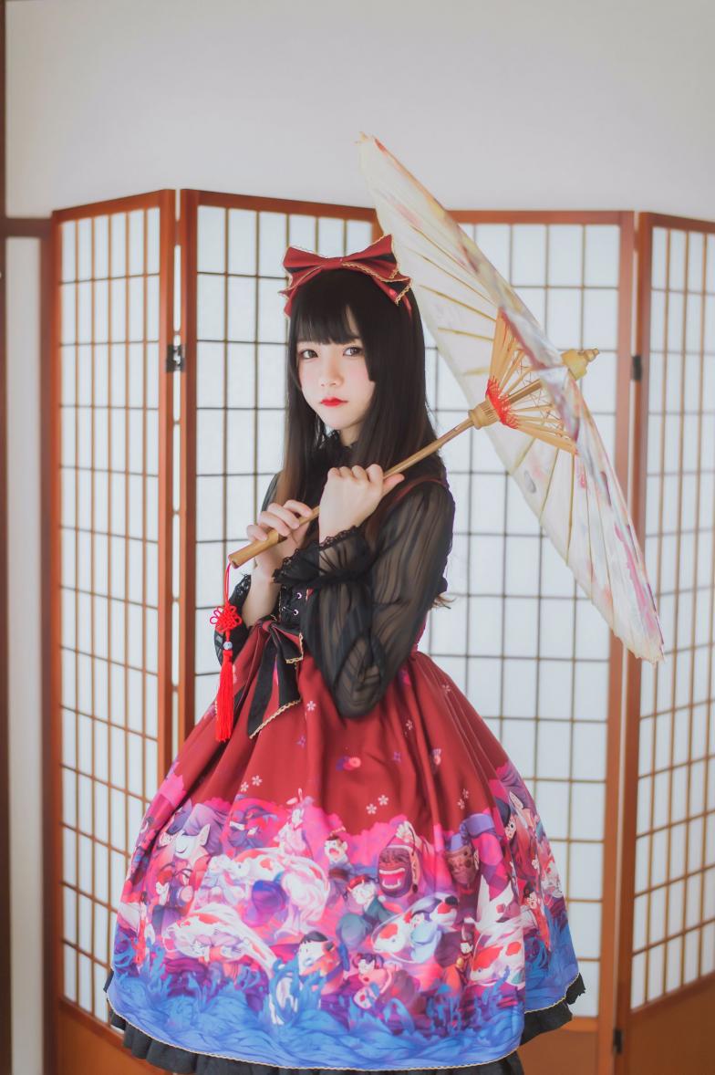 桜桃喵 和风lolita