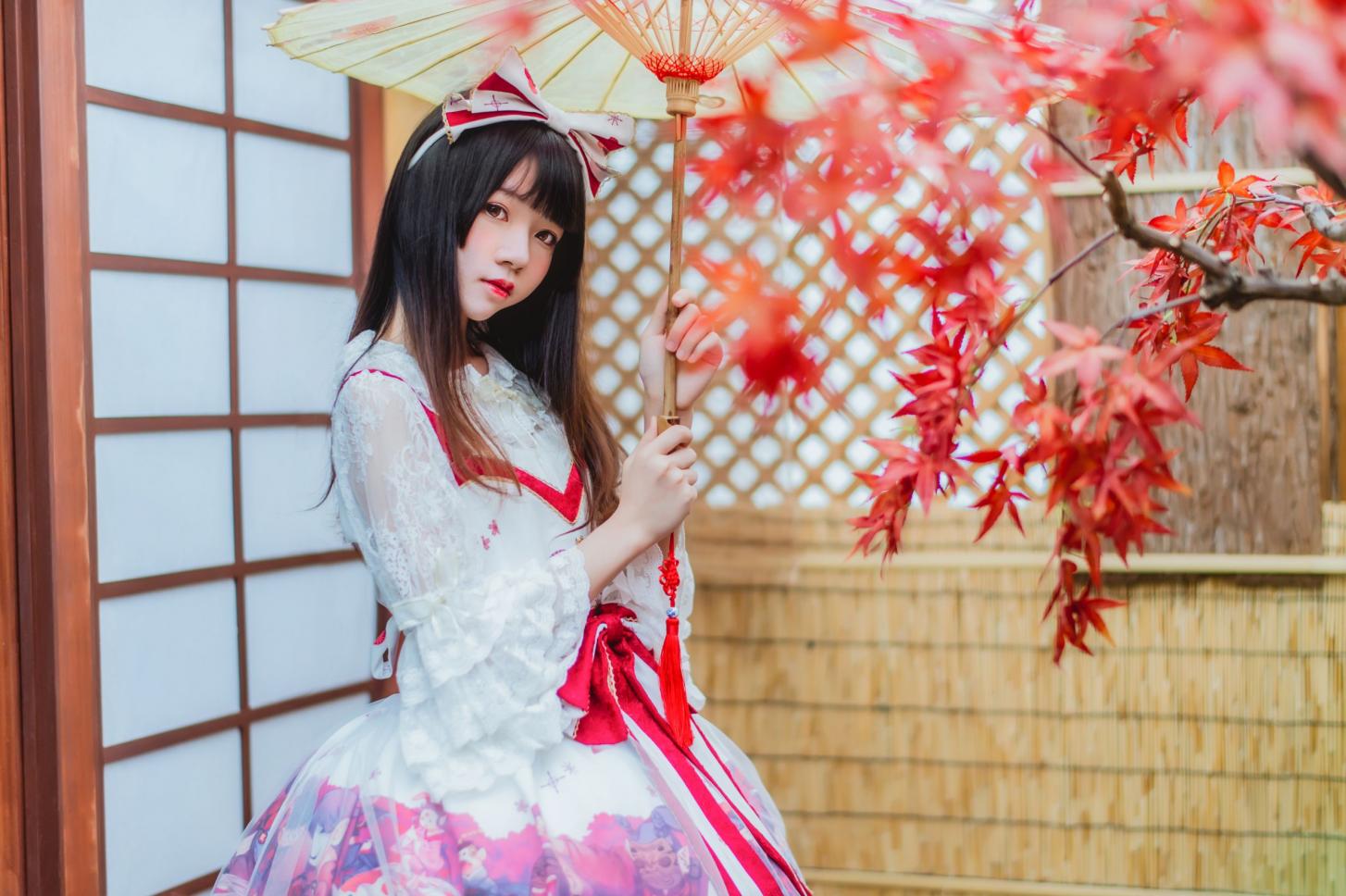 桜桃喵 和风lolita - 图片8