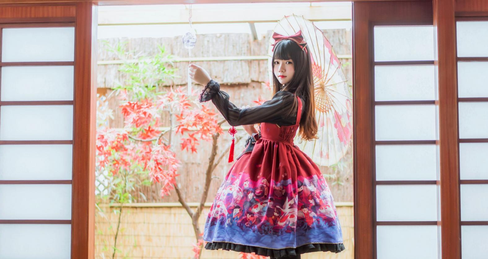 桜桃喵 和风lolita - 图片3