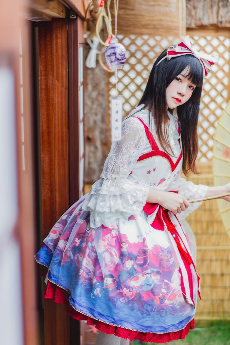 桜桃喵 和风lolita - 图片6
