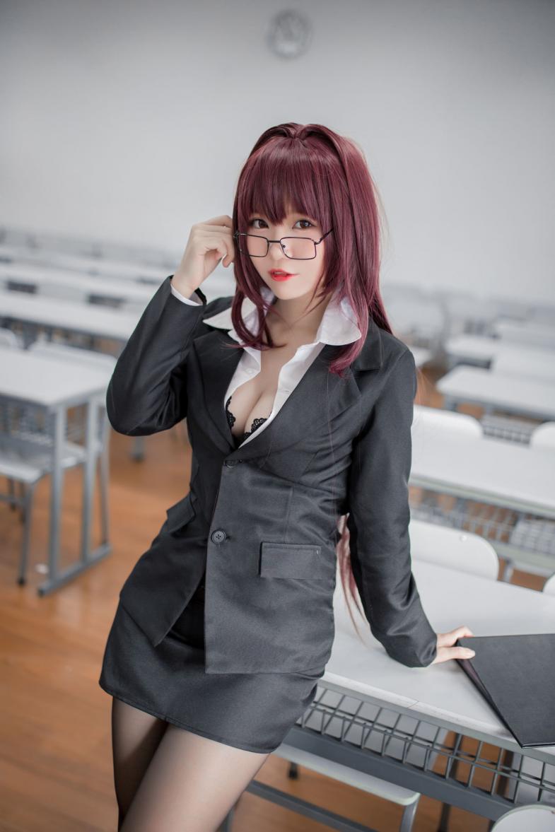 性感人气COSER Yoko宅夏Cos – 斯卡哈教师