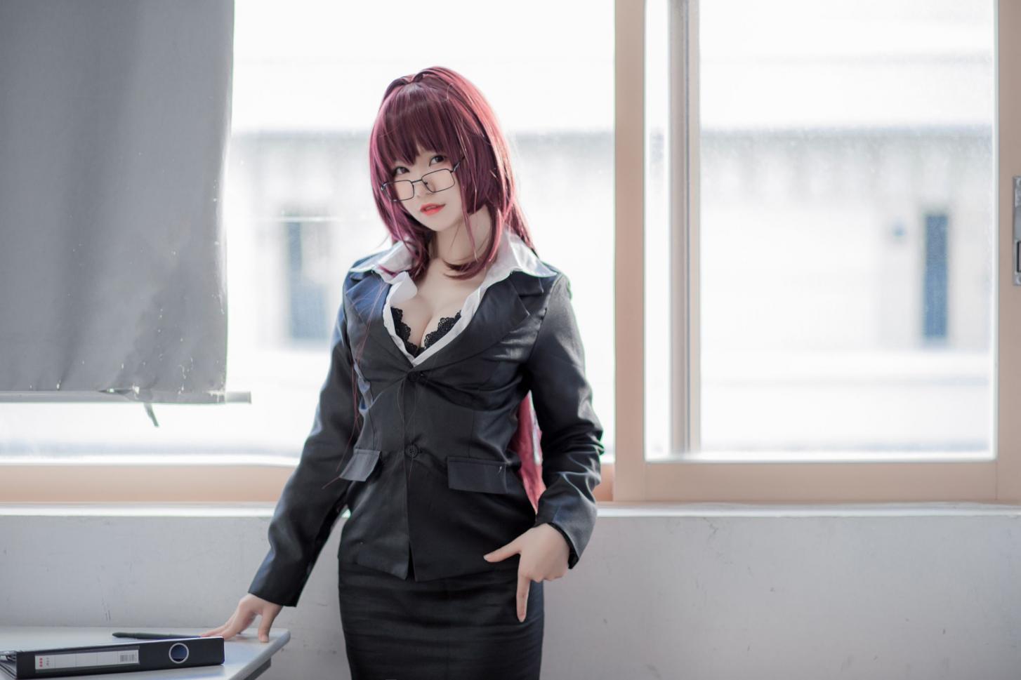 性感人气COSER Yoko宅夏Cos – 斯卡哈教师 - 图片8