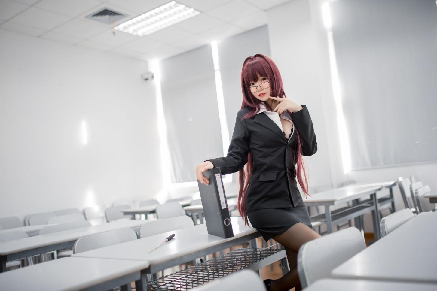 性感人气COSER Yoko宅夏Cos – 斯卡哈教师 - 图片2