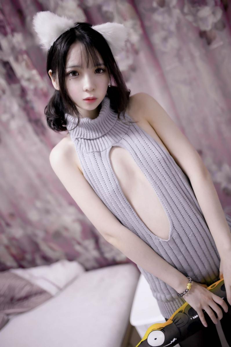 散-露背毛衣-16P-67M - 图片4