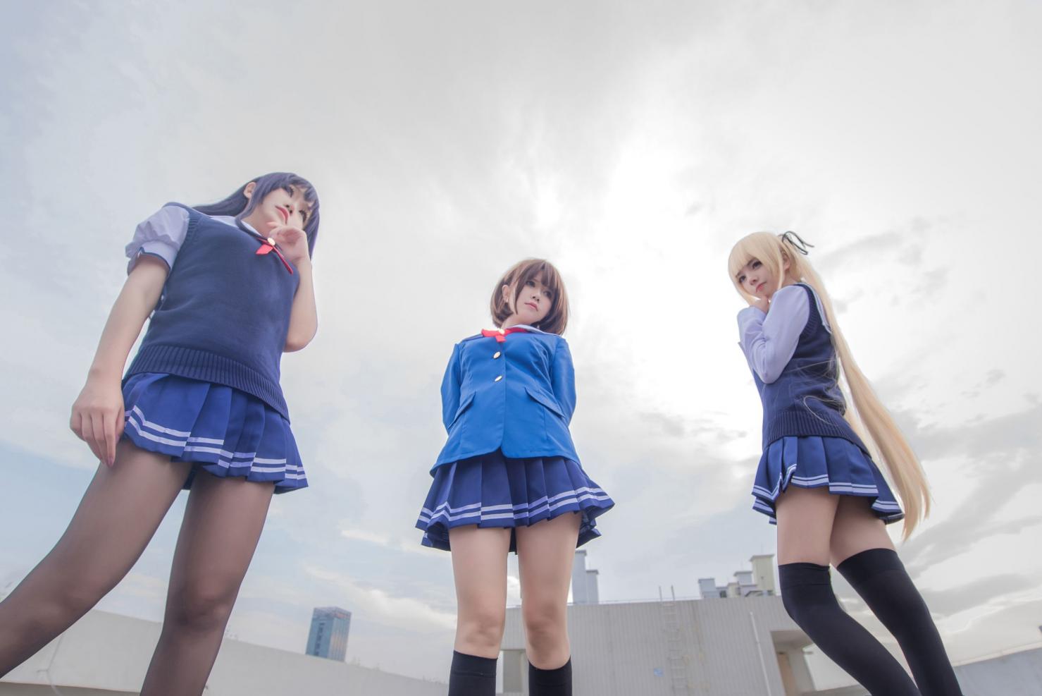 白金Saki写真-校服 - 图片5