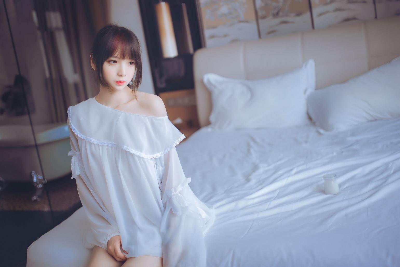 003.白色睡衣-24P-182M - 图片6