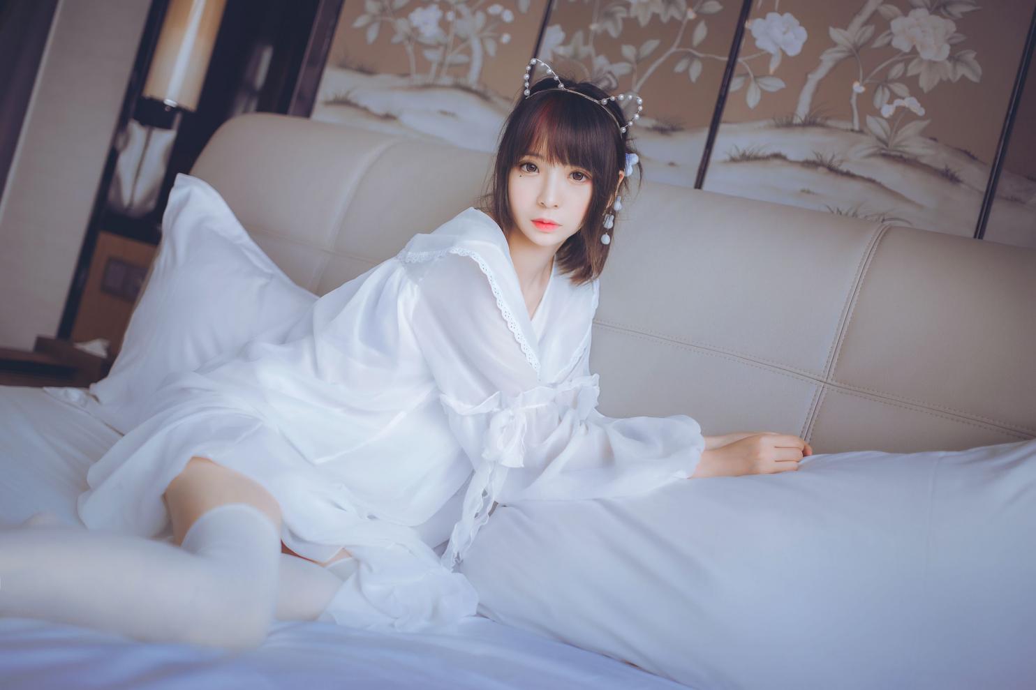 003.白色睡衣-24P-182M - 图片2