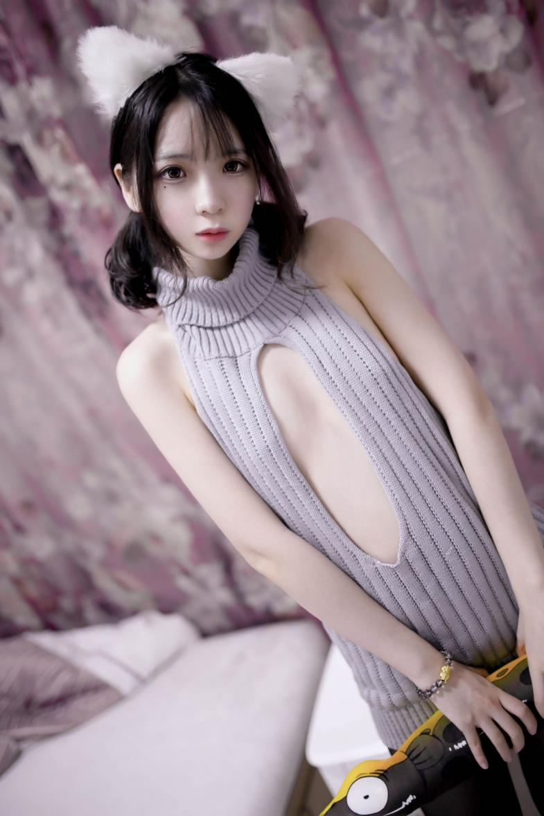 [疯猫ss] 露背毛衣[16P67M] - 图片2