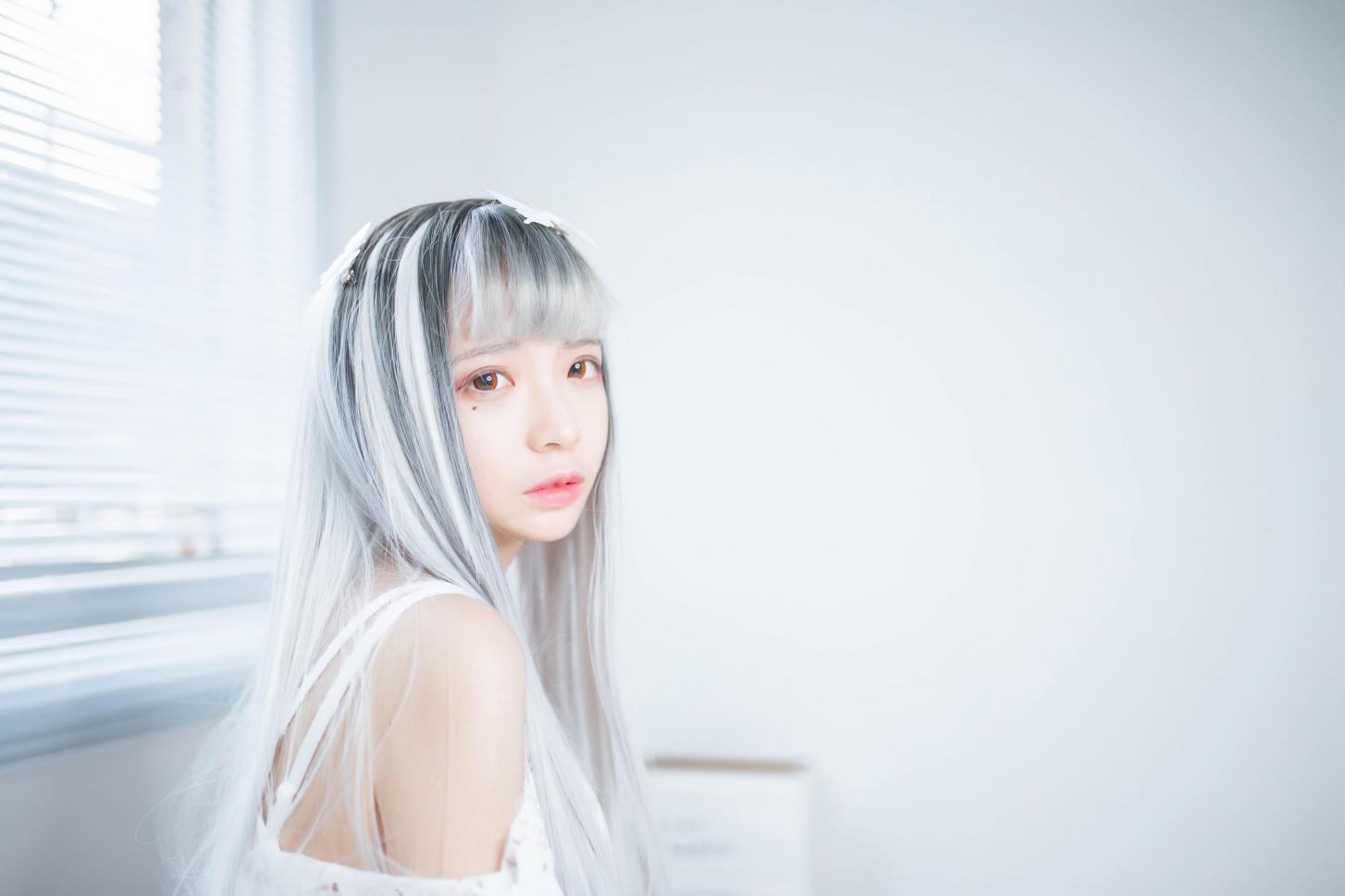 [疯猫ss] 透明白纱[33P125M] - 图片6