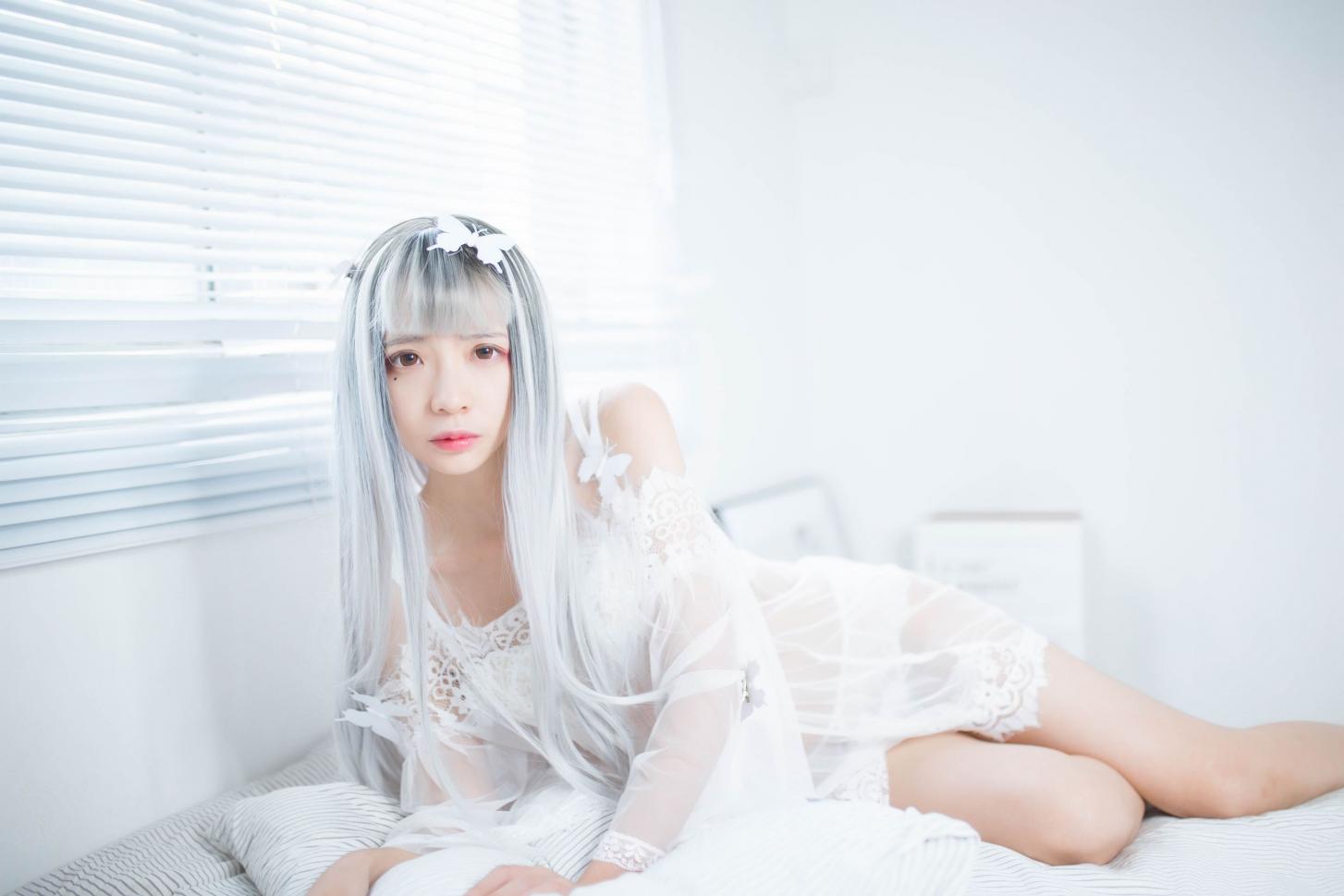 [疯猫ss] 透明白纱[33P125M] - 图片5