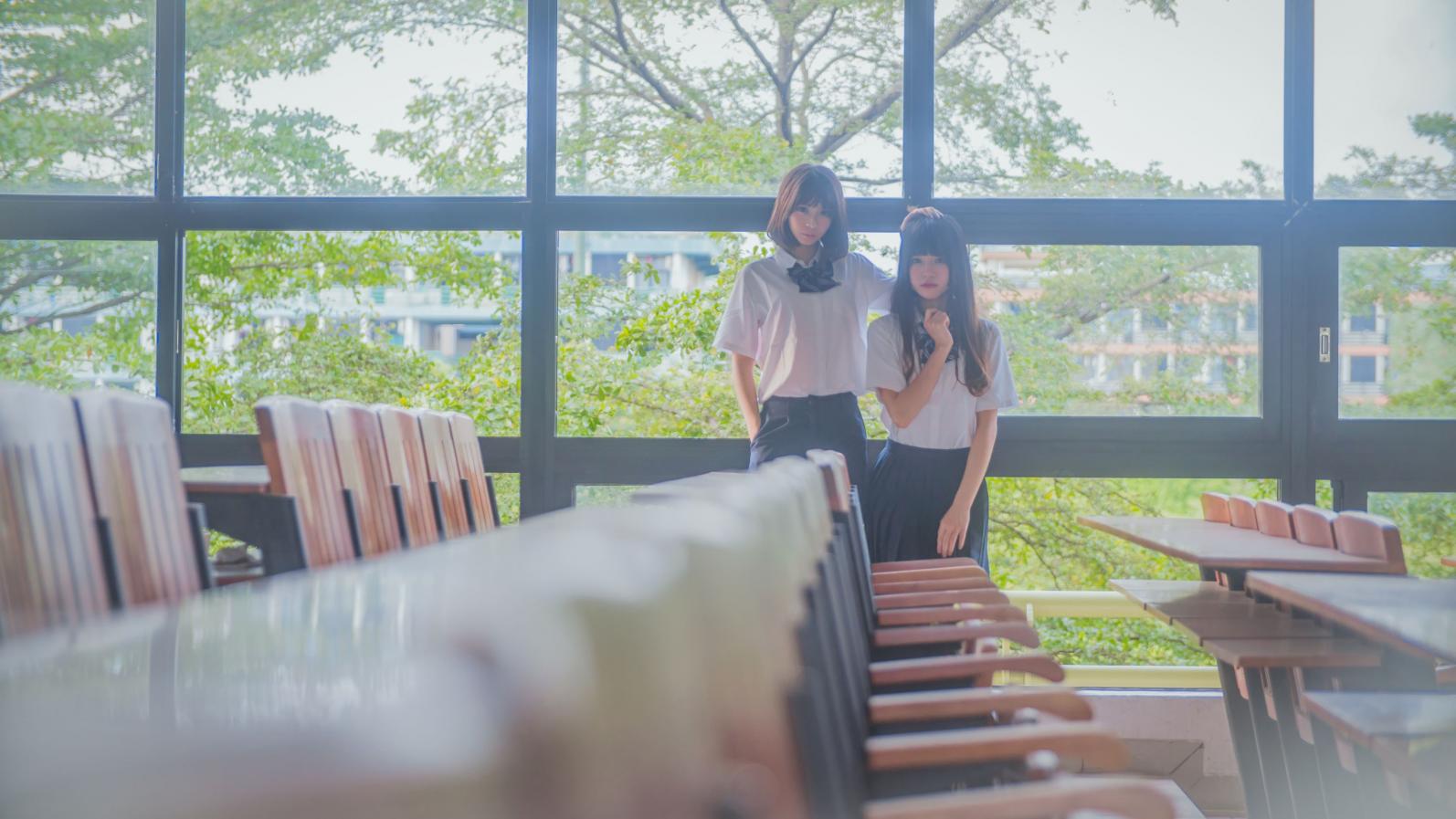 [疯猫ss] 桜桃喵&疯猫ss - JK百合1 [43P-325MB] - 图片3