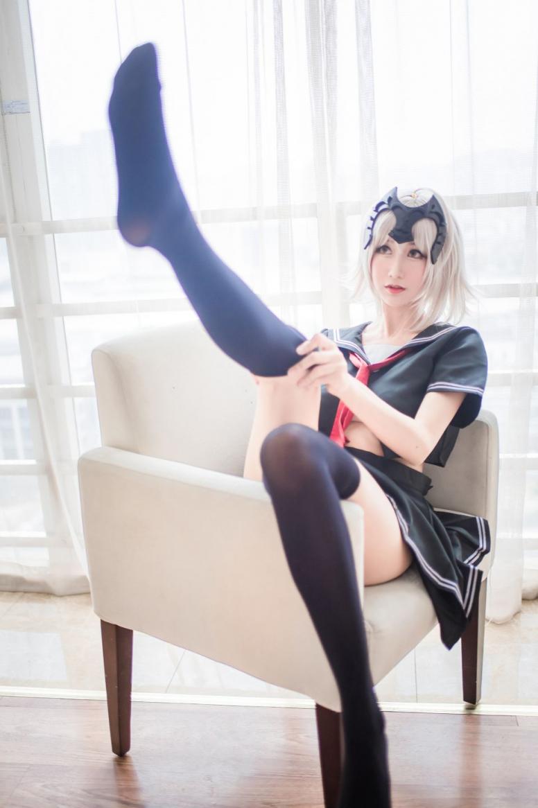 网红coser@木绵绵OwO - 贞德（黑）[23P-53MB] - 图片5