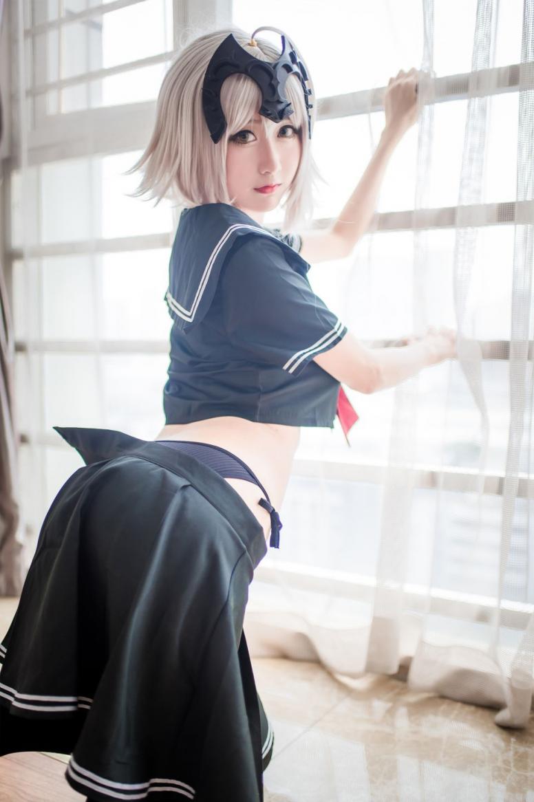 网红coser@木绵绵OwO - 贞德（黑）[23P-53MB] - 图片3