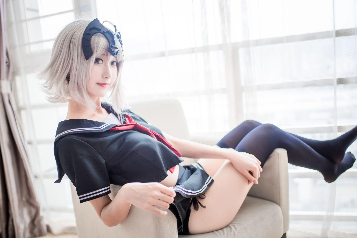 网红coser@木绵绵OwO - 贞德（黑）[23P-53MB] - 图片6