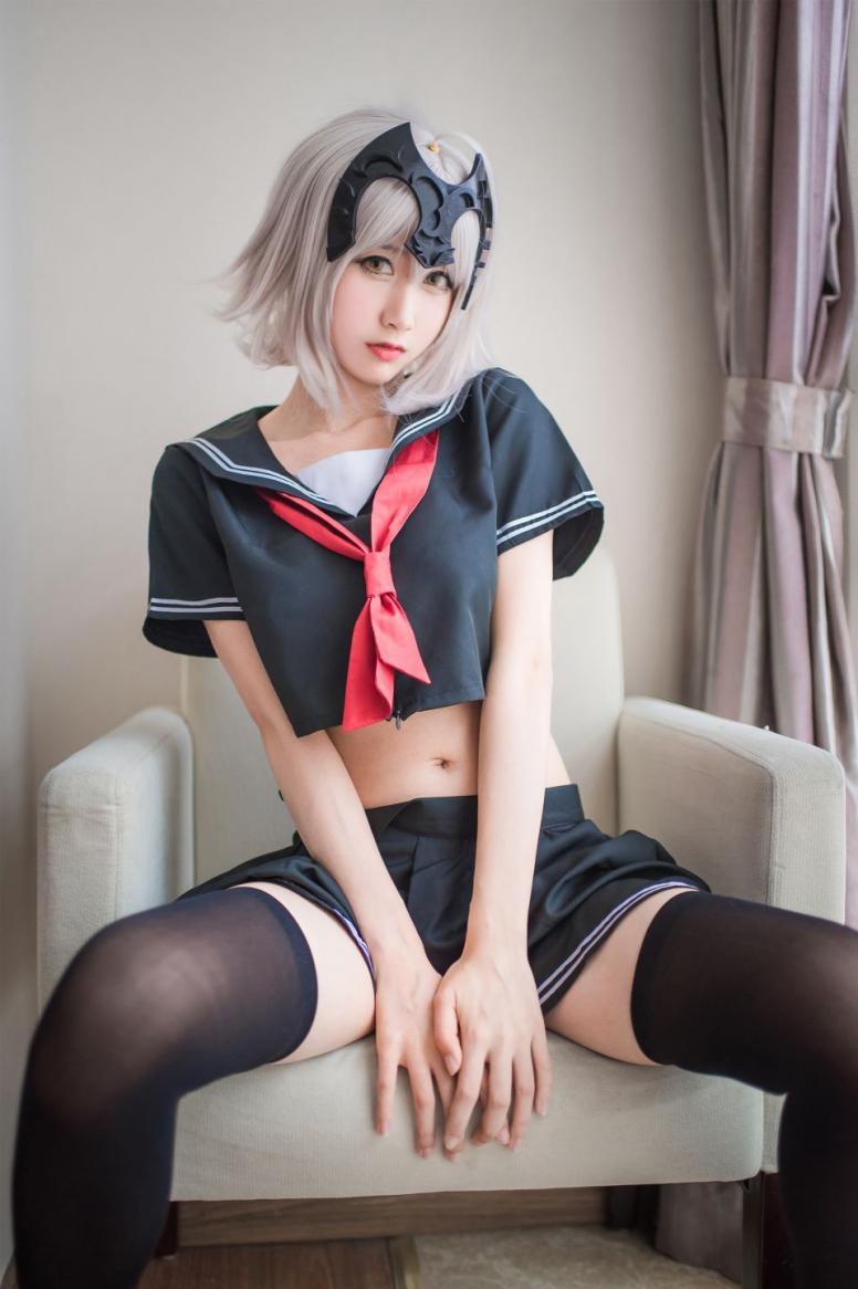 网红coser@木绵绵OwO - 贞德（黑）[23P-53MB] - 图片7
