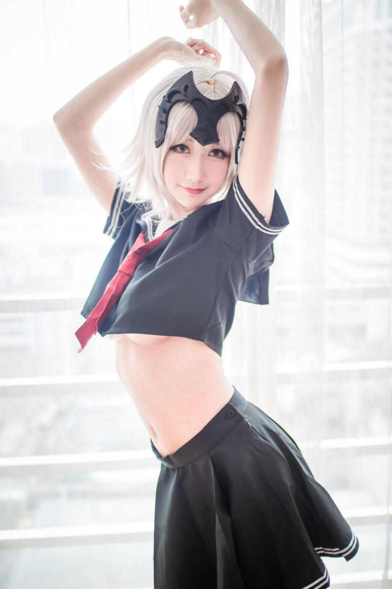 网红coser@木绵绵OwO - 贞德（黑）[23P-53MB] - 图片2