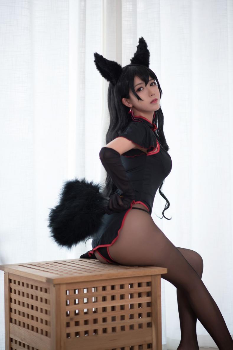 网红Coser@鳗鱼霏儿 - 兽耳 黑丝 [13P-103MB] - 图片3
