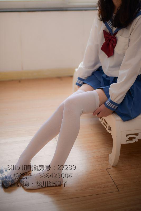 微博@花川絵里子 JK死库水白丝写真 - 图片2