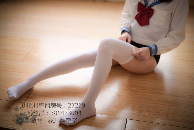 微博@花川絵里子 JK死库水白丝写真 - 图片3