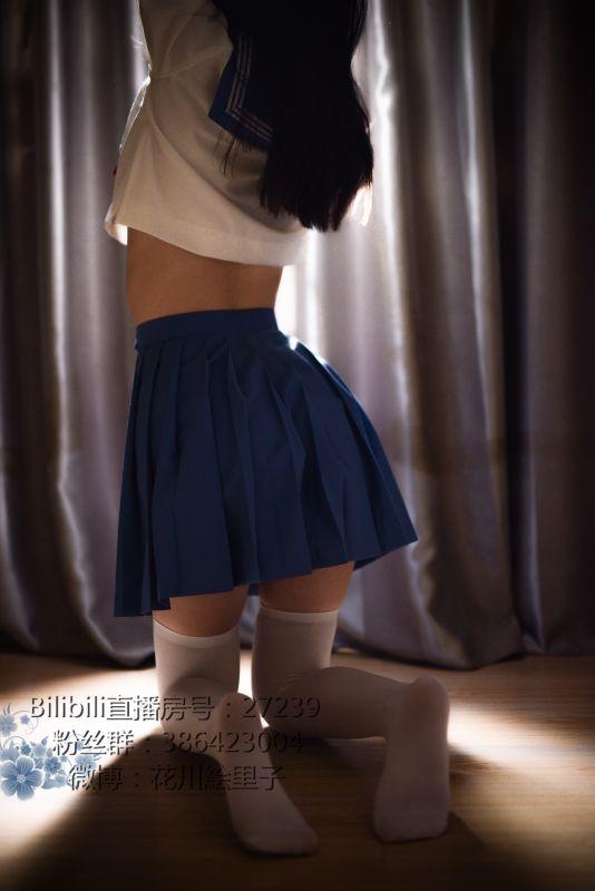 微博@花川絵里子 JK死库水白丝写真 - 图片8