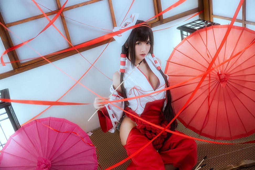 网红Coser@鳗鱼霏儿 - 巫女 [19P-142MB] - 图片4