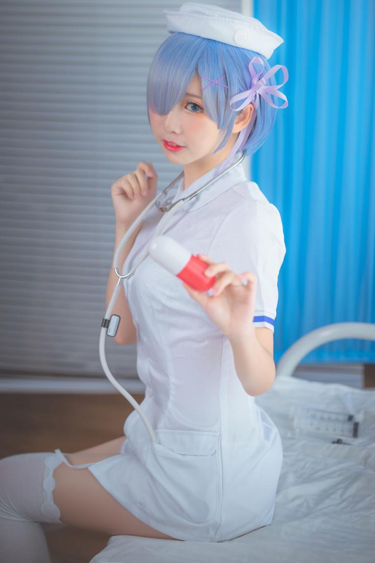 网红Coser@面饼仙儿 - 蕾姆 [18P-172MB] - 图片3