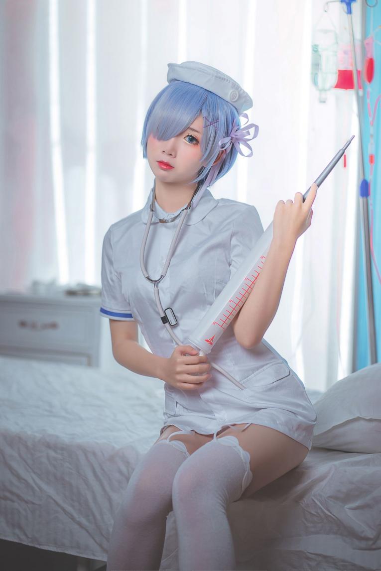 网红Coser@面饼仙儿 - 蕾姆 [18P-172MB] - 图片2