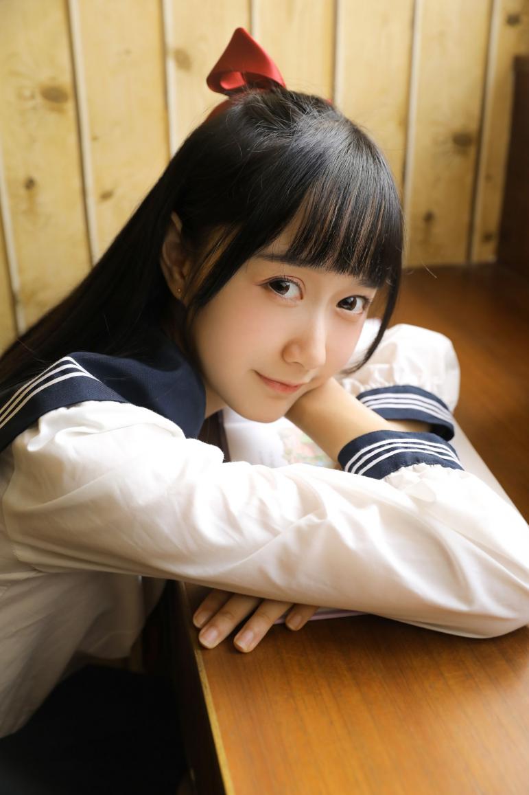 网红coser@木绵绵OwO - 绵相随 JK水手服 [18P-56MB] - 图片3