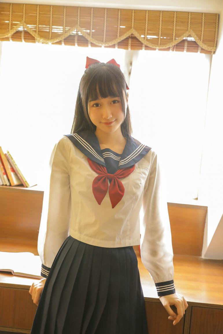 网红coser@木绵绵OwO - 绵相随 JK水手服 [18P-56MB] - 图片5