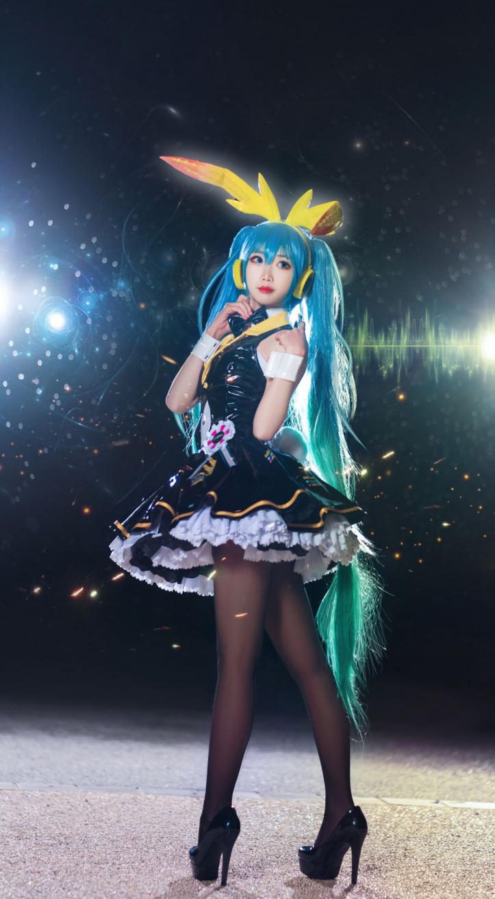 气动漫Coser@面饼仙儿 - 初音Miku - 图片2