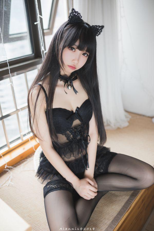 雪琪 - 黑猫 [22P1V-82MB] - 图片8