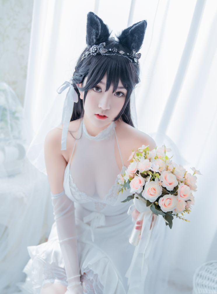 人气动漫Coser@猫九酱sakura 碧蓝誓约 婚沙COS [95P170MB] - 图片4