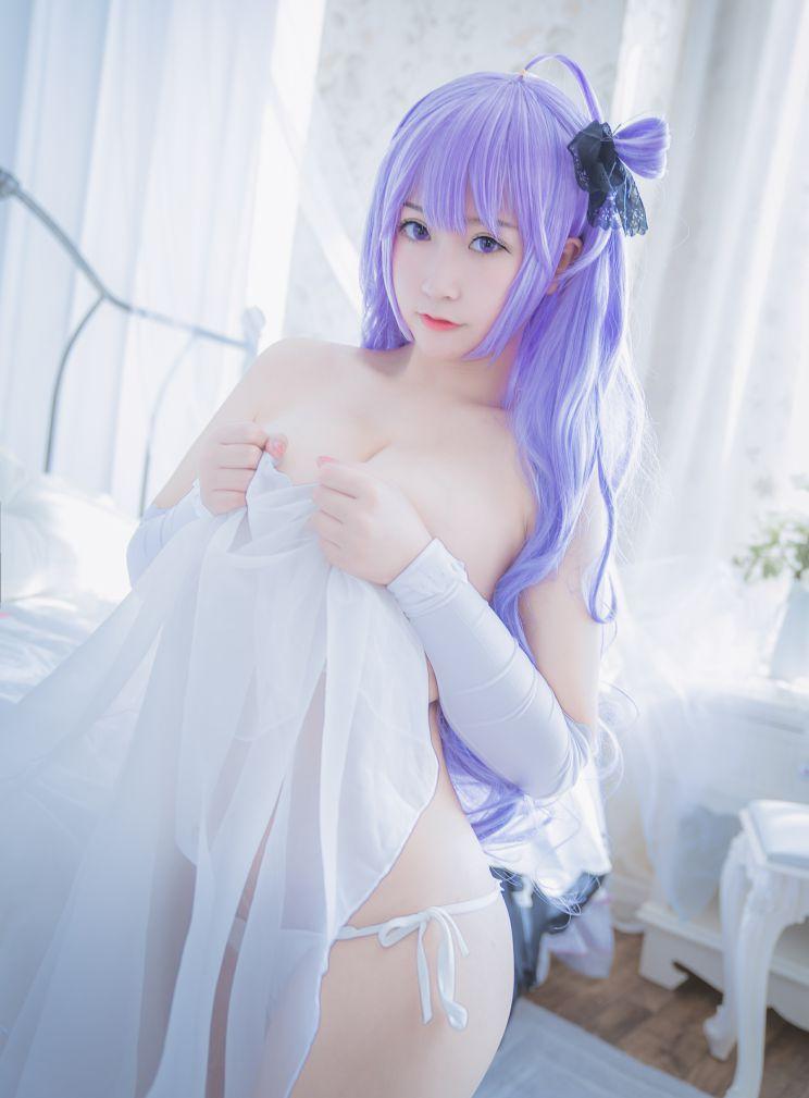 人气动漫Coser@猫九酱sakura 碧蓝誓约 婚沙COS [95P170MB] - 图片7