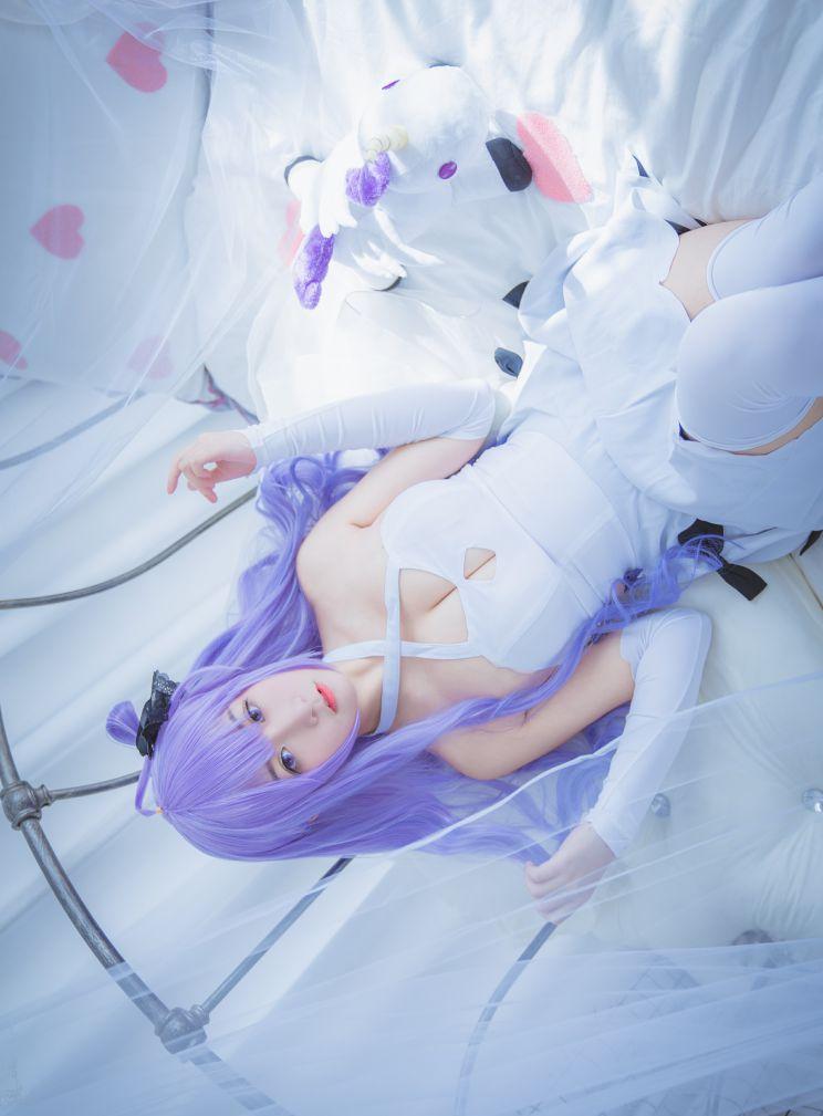 人气动漫Coser@猫九酱sakura 碧蓝誓约 婚沙COS [95P170MB] - 图片5