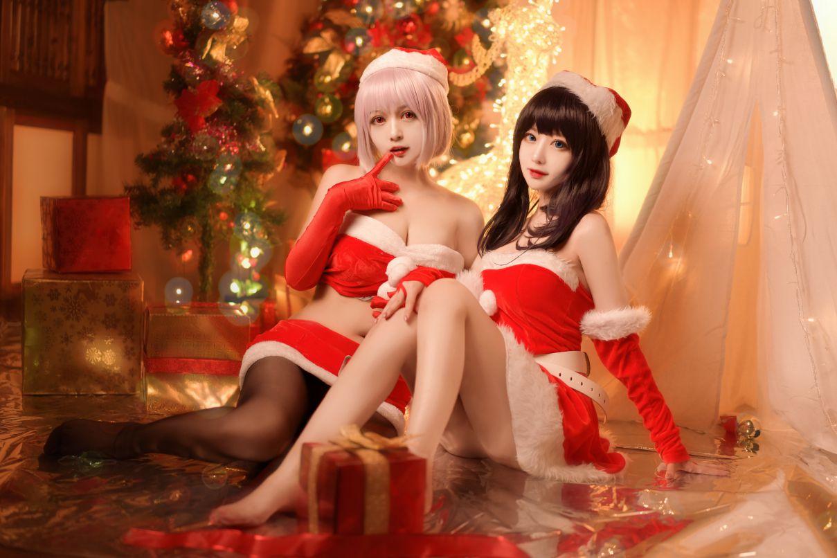 人气动漫Coser@Shika小鹿鹿 圣诞六花 [10P103MB] - 图片3